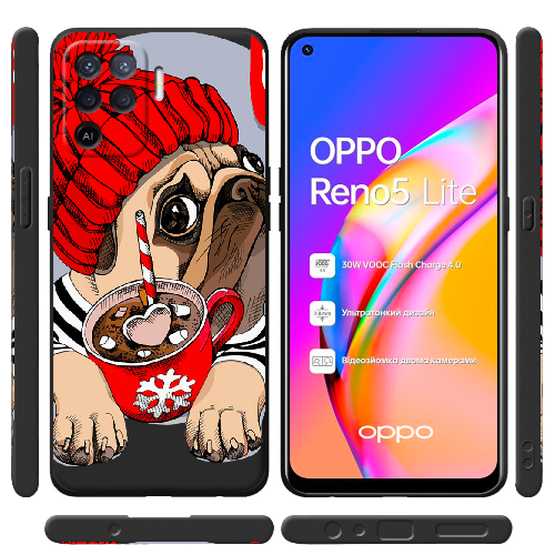 Чехол BoxFace OPPO Reno5 Lite Winter Puggy