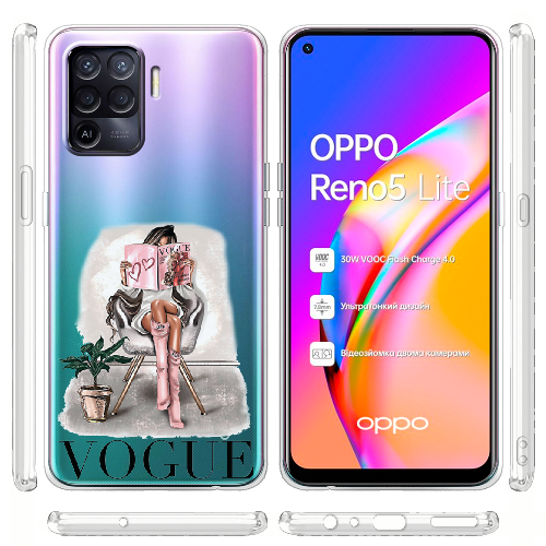 Чехол BoxFace OPPO Reno5 Lite Модель из VOGUE