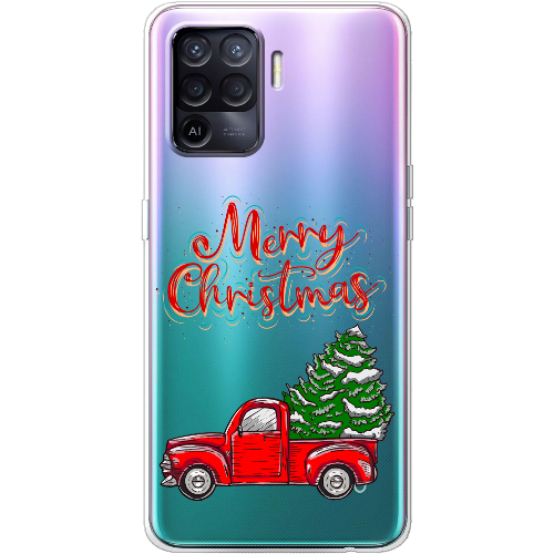 Чехол BoxFace OPPO Reno5 Lite Holiday Car Merry Christmas