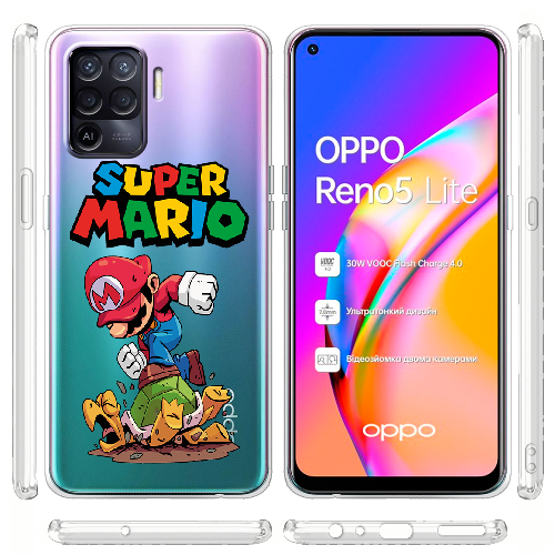 Чехол BoxFace OPPO Reno5 Lite Super Mario