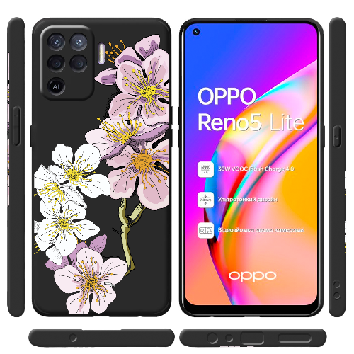 Чехол BoxFace OPPO Reno5 Lite Cherry Blossom