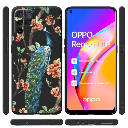 Чехол BoxFace OPPO Reno5 Lite Noble Peacock