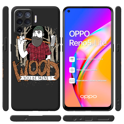 Чехол BoxFace OPPO Reno5 Lite Wood you be mine