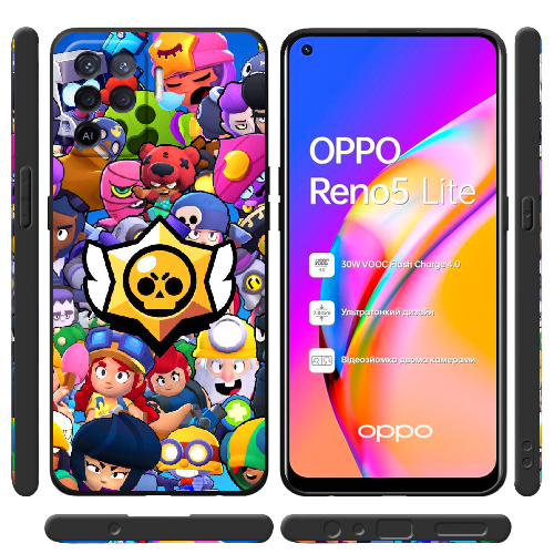 Чехол BoxFace OPPO Reno5 Lite Brawl Stars