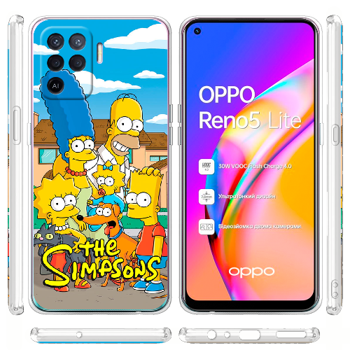 Чехол BoxFace OPPO Reno5 Lite the simpsons