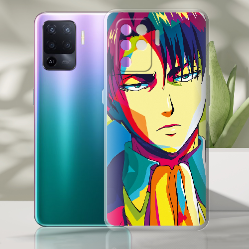 Чехол BoxFace OPPO Reno5 Lite Attack on titan Levi Anime Pop