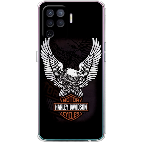 Чехол BoxFace OPPO Reno5 Lite Harley Davidson and eagle