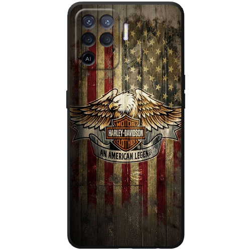 Чехол BoxFace OPPO Reno5 Lite Harley Davidson An American Legend