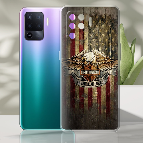 Чехол BoxFace OPPO Reno5 Lite Harley Davidson An American Legend