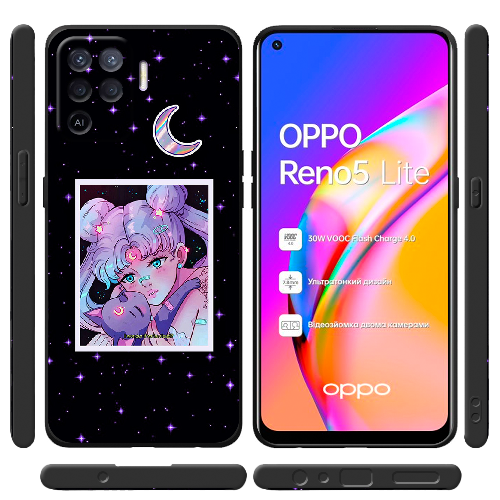 Чехол BoxFace OPPO Reno5 Lite Sailor Moon night