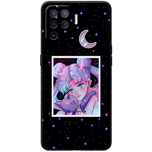 Чехол BoxFace OPPO Reno5 Lite Sailor Moon night