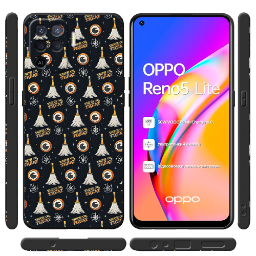 Чехол BoxFace OPPO Reno5 Lite Чудеса Хэллоуина