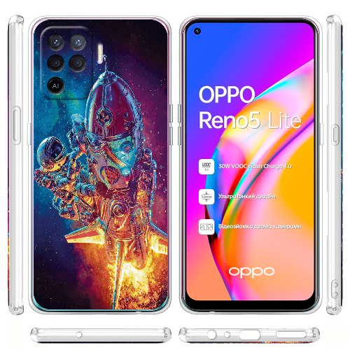 Чехол BoxFace OPPO Reno5 Lite Astronaut in Space