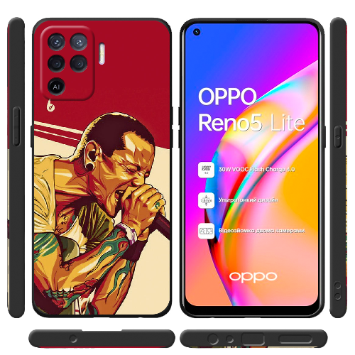 Чехол BoxFace OPPO Reno5 Lite Chester Bennington