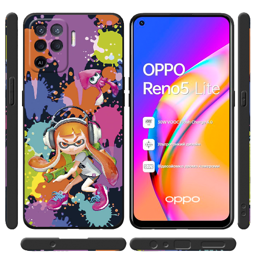 Чехол BoxFace OPPO Reno5 Lite Splatoon Inklings