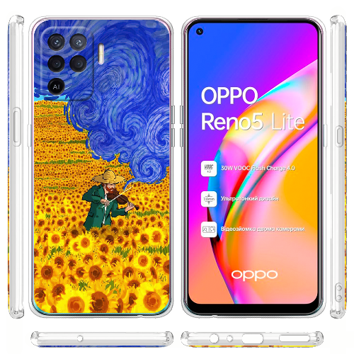 Чехол BoxFace OPPO Reno5 Lite Музика незалежної України