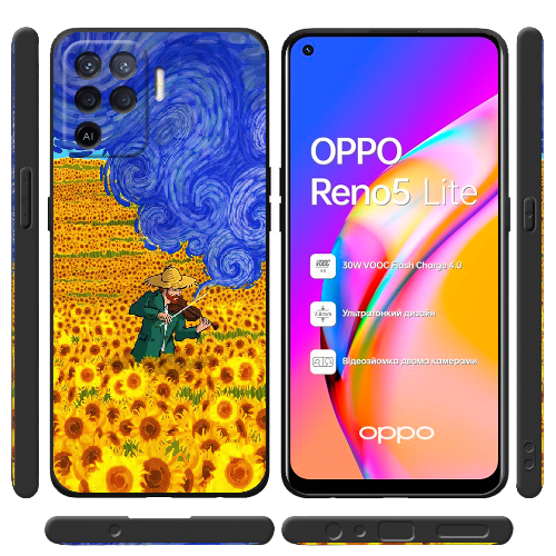 Чехол BoxFace OPPO Reno5 Lite Музика незалежної України