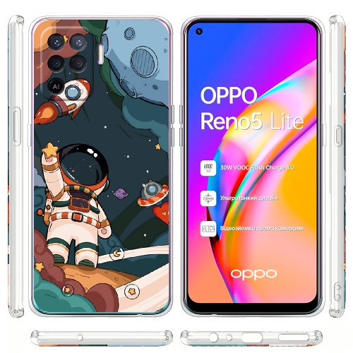 Чехол BoxFace OPPO Reno5 Lite Space Mission