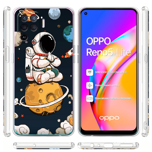 Чехол BoxFace OPPO Reno5 Lite Astronaut