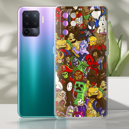 Чехол BoxFace OPPO Reno5 Lite Злодеи