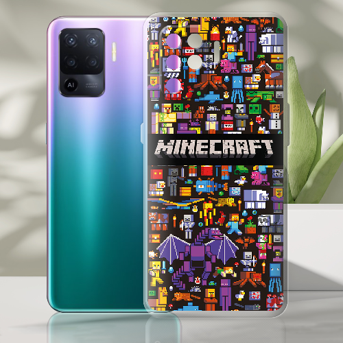 Чехол BoxFace OPPO Reno5 Lite Minecraft Mobbery