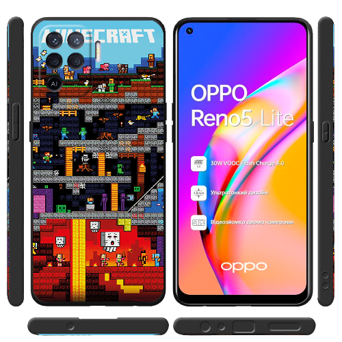 Чехол BoxFace OPPO Reno5 Lite Minecraft Lode Runner