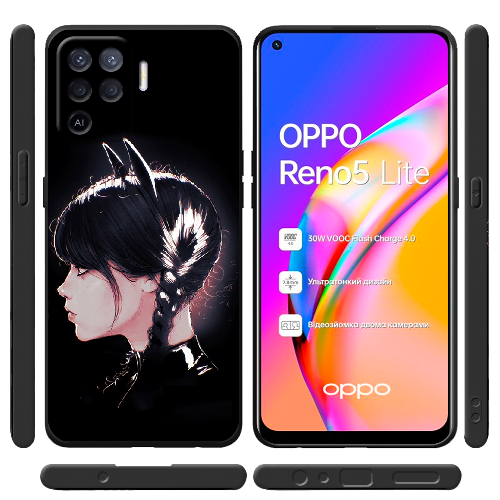 Чехол BoxFace OPPO Reno5 Lite Wednesday Davil