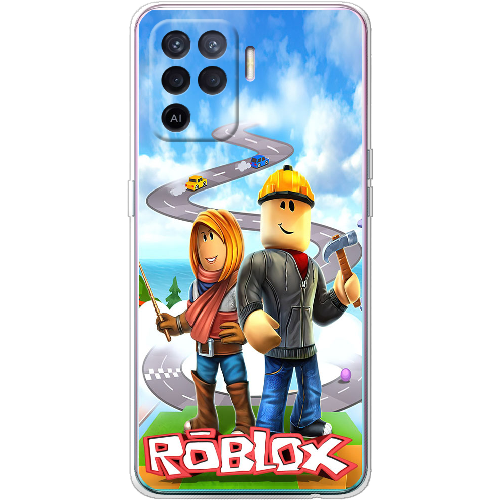 Чехол BoxFace OPPO Reno5 Lite Roblox Білдерман