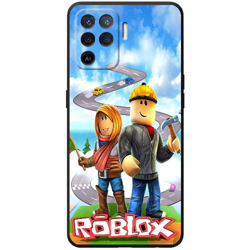 Чехол BoxFace OPPO Reno5 Lite Roblox Білдерман