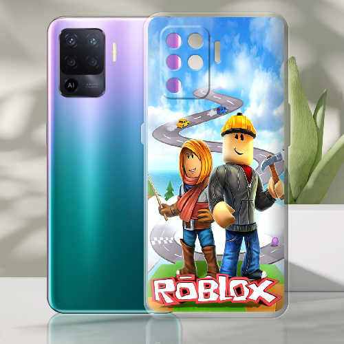 Чехол BoxFace OPPO Reno5 Lite Roblox Білдерман