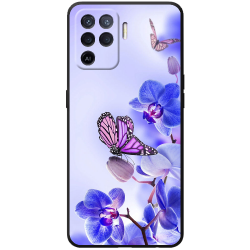 Чехол BoxFace OPPO Reno5 Lite Orchids and Butterflies