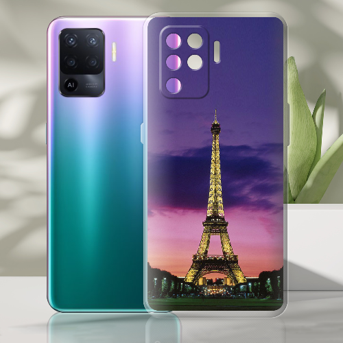 Чехол BoxFace OPPO Reno5 Lite Полночь в Париже