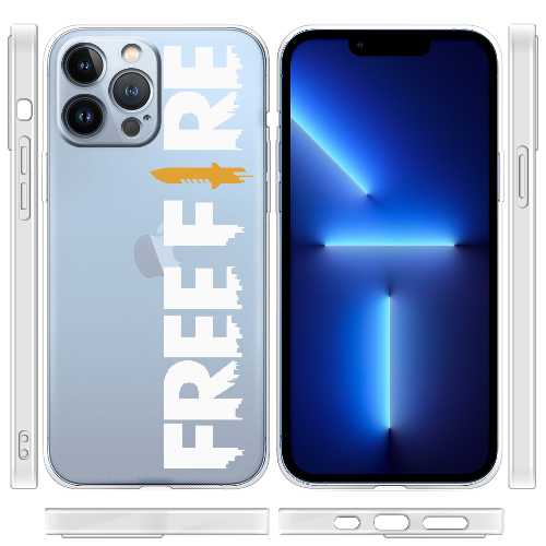 Чехол BoxFace iPhone 13 Pro Max Белый Free Fire