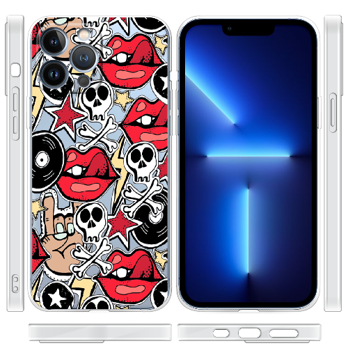 Чехол BoxFace iPhone 13 Pro Max Rock Graffiti