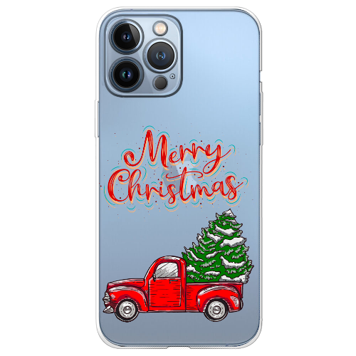Чехол BoxFace iPhone 13 Pro Max Holiday Car Merry Christmas