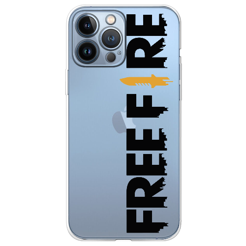 Чехол BoxFace iPhone 13 Pro Max Черный Free Fire