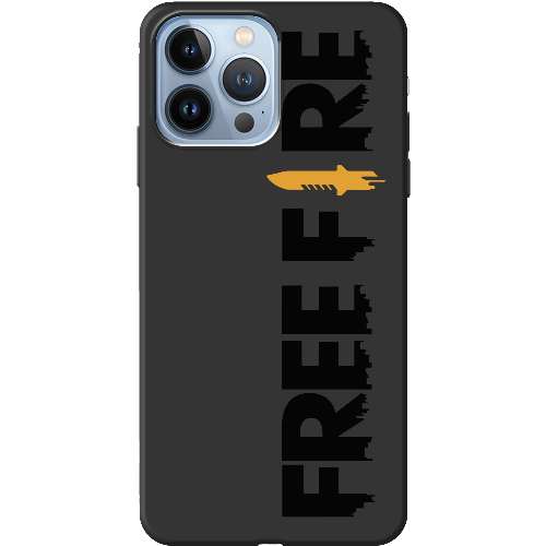 Чехол BoxFace iPhone 13 Pro Max Черный Free Fire