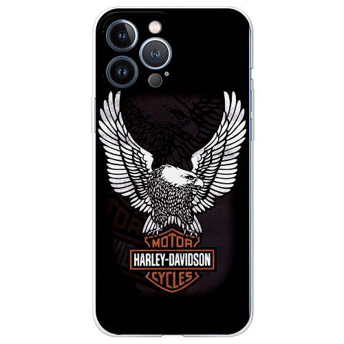 Чехол BoxFace iPhone 13 Pro Max Harley Davidson and eagle