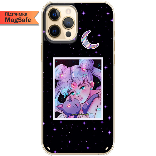 Чехол BoxFace iPhone 13 Pro Max Sailor Moon night