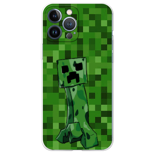 Чехол BoxFace iPhone 13 Pro Max Minecraft Creeper