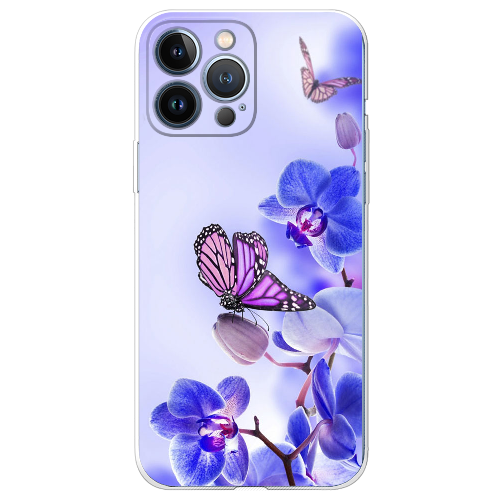 Чехол BoxFace iPhone 13 Pro Max Orchids and Butterflies