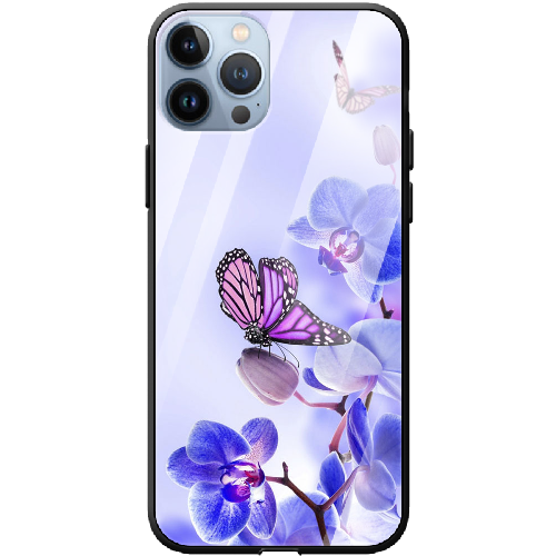 Чехол BoxFace iPhone 13 Pro Max Orchids and Butterflies