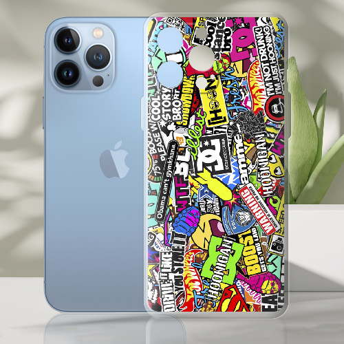 Чехол BoxFace iPhone 13 Pro Max Multicolored Inscriptions