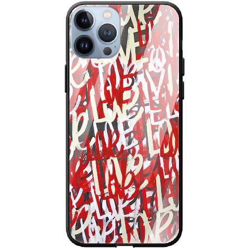 Чехол BoxFace iPhone 13 Pro Love Graffiti