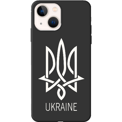 Чехол BoxFace iPhone 13 Тризуб монограмма UKRAINE