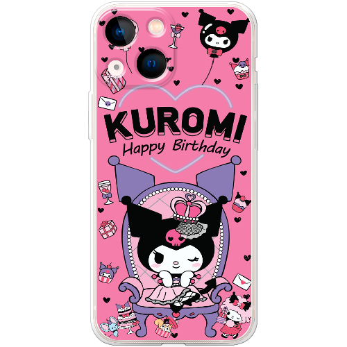 Чехол BoxFace iPhone 13 День народження Kuromi