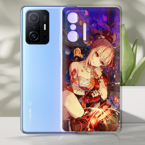 Чехол BoxFace Xiaomi 11T / 11T Pro Genshin Ёимия с огоньком