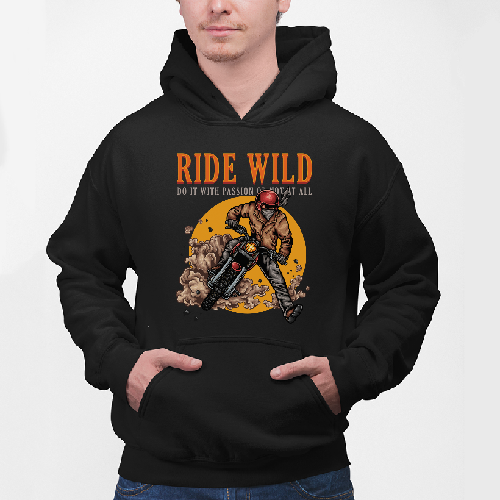 Мужская толстовка худи Ride Wild