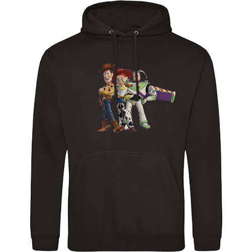 Мужская толстовка худи Toy Story Woody, Buzz and Jessie