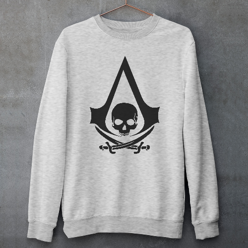 Мужской свитшот Assassin's Creed Pirate black